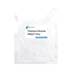 Titanium Dioxide,Used in soap Manufacturing, handicrafts, Paint and Pigment colorants,CAS NO:13463-67-7(500g)