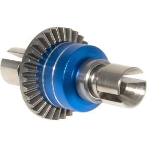 تفاضلي متوافق مع 1/14 1/16 MJX Hyper GO UPGRADE 16207 16208 14303 14210 H16BM H16GT H16DR H16PL RC CAR Aluminium Diff (الأزرق)
