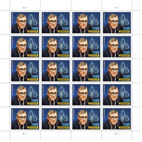John Wooden 2024 (Sheet of 20) First-Class Mail Forever Postage Stamps