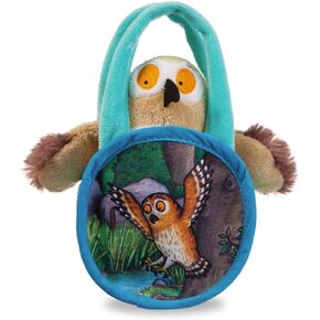 AURORA Official Merchandise, 61048 The Gruffalo Owl Fancy Pal Soft Toy, Brown & Blue, +7in