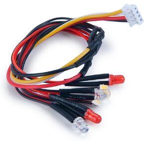 RC LED Front Light and Rear Light Headlight Taillight Set for Kyosho Mini Z 4x4 32521 1/24 Scale Wrangler