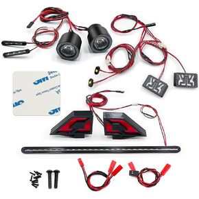 RC LED Light Kit Headlight Taillights Side Light for 1/7 Felony 6S RC Car Upgrades Accessories