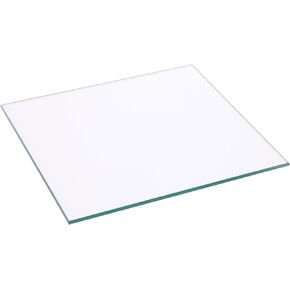 Plymor 6" Square, 3mm Thick Non-Beveled Clear Glass