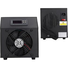 1/4HP Aquarium Water Chiller, Cold Plunge Chiller with Pump and Hose, 16 Gal 60L Aquarium Chiller for Axolotl for Coral Fish Shrimp Hydroponic (US Plug 110V)