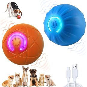 Shaky Ball Toy for Dogs, Shaking Dog Ball, Vibrating Ball for Dogs, Automatic Moving Dog Toy Ball, Interactive Dog Ball, Shaky Ball Dog Toy for Medium/Large Dogs, USB Rechargeable