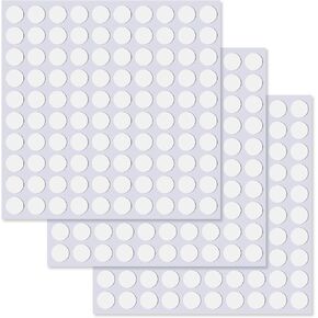 Giantree 300Pcs Foam Felt Pads Small, Self Sticky Tack Adhesive Dots, No Trace Double Sided Museum Putty Poster Putty, Clear Removable Self Stick Pads for Furniture Festival Decoration