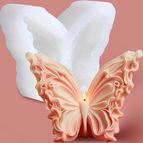 1Pcs Butterfly Molds Butterfly Silicone Molds Butterfly Candle Mold Butterfly Soap Mold Candle Molds for Candle Making Silicone Soap Molds Candle Making Mold Candle Moulds for DIY Crafts