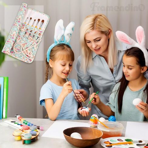 Framendino ، 20 فتحة فرشاة ، حامل فرشاة القماش ، حقيبة علبة رولب in Saudi Arabia