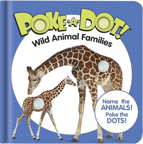 Melissa & Doug Poke-a-Dot Wild Animal Families | Activity Books - Books | 3+ | Gift for Boy or Girl in Saudi Arabia