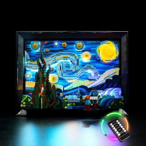 LED Lighting Compatible with Lego Vincent Van Gogh - The Starry Night 21333, Light Kit Compatible with Lego 21333, Giving Light to Model, NOT Included The Model Set(RC Model) in Kuwait