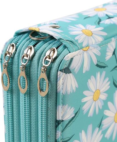 LBXGAP PORTABLE 72 SLOTS PENCIL CASE Organizer مع نمط الطباعة للأقلام المائية أو العلامات ، منظم حالة قلم رصاص للفنان in Kuwait