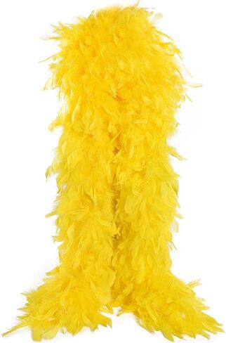 Tharaht Chandelle Feather Boa 19 Color-38G/55G100G 2 Yard Dancing Party Halloween Costume Decoration Feathers BOA in Kuwait