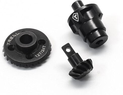 TREAL Harden Steel Axle Ring & Pinion Gears Set 12T/24T for FCX24 Smasher Power Wagon (Axle Gears with Differential Hub) in Kuwait