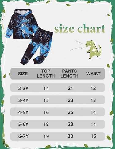 Toddler Boy Fall and Winter Clothes Long Trousers + Hooded Sweatershirts Dinosaur Suit Two-piece Set in Saudi Arabia