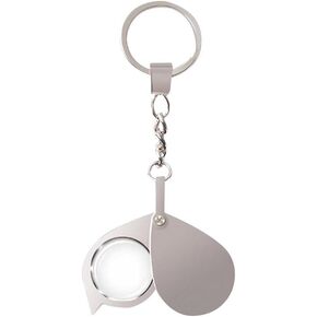 2pcs Portable 15X Mini Pocket Reading Magnifier As A Crafts Foldable Magnifying with Durable Glass for Reading Maps, Labels, Jewelers, Gems and Diamonds