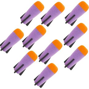 Walwal Mega Missile Bullets Bullets متوافقة مع سلسلة Nerf N-Strike Elite ، Ultimate Precision & Power for NERF Party Perfresal (Purple ، 10pcs)