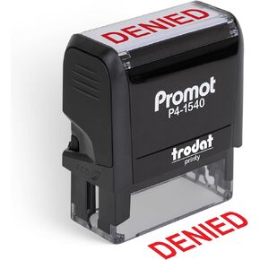 Promot Denied - Self Inking Rubber Stamp - Ink Stamps