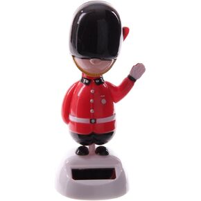 Puckator Novelty London Guardsman Solar Pal - Home Office Table Desk Dashboard Car Decor Decoration - Gift Ideas - Gifts for Teenage Old Boy Girl Dad Mums - Powered Kids Toys Toy Figure Figures