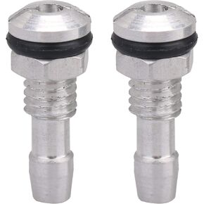 Aluminium Alloy Silver RC Boat M6 Water Nipple Water Outlet Nozzle for Motor Cooling Pack of 2