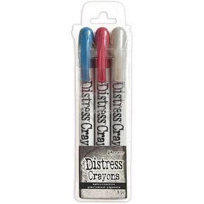 Ranger Tim Holtz Distress Crayon Pearl Set Holiday Set #5