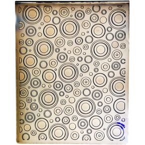 DDOUJOY Dots Circle Round Background Plastic Embossing Folders for Card Making Scrapbooking and Other Paper Crafts 2101006