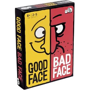 Good Face Bad Face: Hilarious Party Travel Game for Family and Adults