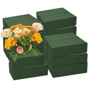 24Pcs Floral Foam Blocks 5.5 X 3.2 X 1.8 Inches, Florist Foam Dry Foam for Artificial Flowers Supplies, Green Flower Foam Blocks Floral Foamused for Flower and Plant Foam, Flower Wet Foam