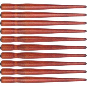 Nib Pen Holder Set, Pack of 10 Comfortable Grip Smoother Wooden Manga Comic Pen Nib Holder Calligraphy Dip Pen Holders for Art Painting English Calligraphy Practice (Redwood Color)