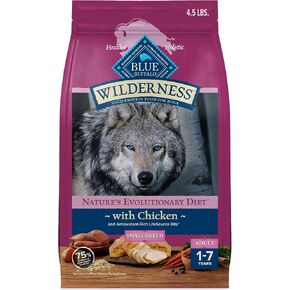 Blue Buffalo Wilderness Adult Small Breed Dry Dog Food Real Chicken with Natural Ingredients