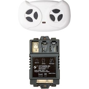 Weelee 2.4g التحكم عن بُعد Bluetooth و Hy15333RX-9H مجموعة مستقبلات Kids Ride على السيارة ، وملحقات صندوق التحكم