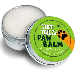 Dog Paw Balm - Heals, Repairs & Restores Dry, Cracked & Damaged Paws - Moisturizes & Soothes Irritated Paws & Noses - 100% Natural Moisturizer & Paw Protectors for Dogs & Cats- 1.70 Oz
