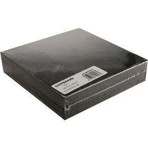 Medium Weight Chipboard Sheets 6x6 25/Pkg-Black