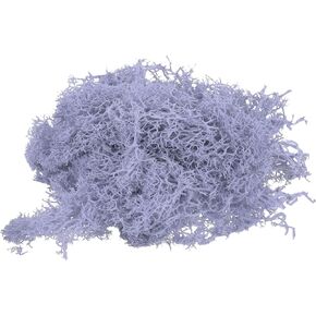 PATIKIL 1.8 OZ Fake Moss, Preserved Reindeer Moss Artificial Moss Lichen Centerpieces Decor Faux Moss for Potted Plants Christmas Crafts, Light Purple