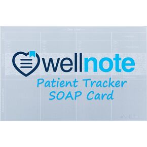 Patient Progress Note/HourlyTracker Card (SOAP Note) for a Perfect Presentation by Wellnote