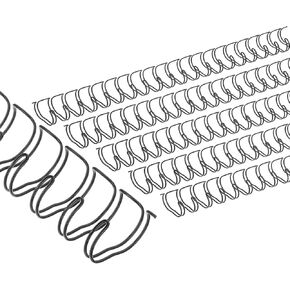 PATIKIL 16MM (5/8 ") أمشاط ربط سلك حلقة مزدوجة ، 20 PCS Metal Twin Loop Coils 140 SPOIN
