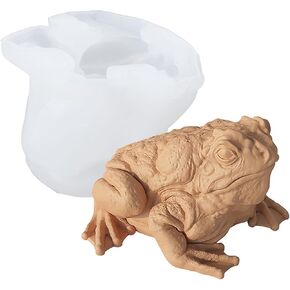 KAKASEA Frog Shaped Candle Molds Animal Resin Molds for Candle Soap Chocolate Cake Fondant Decorations Room Decorations