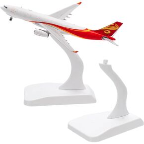 FINGERINSPIRE Model Plane Display Stand Universal Model Aircraft Display Stand White Aircraft Model Plane Stand Without Airplane Plastic Display Holder Stand for Building Blocks Planes Model Aircraft