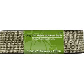 Dritz Notions Elastic WBMetallic 1 3/4"x 2yd