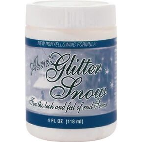 Aleene's Adhesives Bulk Buy Duncan Crafts Snow Glitter Paint 4 Ounces SP408 (3-Pack)