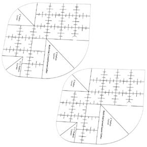 Curved Corner Cutter Cutter Quilt Ruler Quilting Ruler Quilting Templates Sewing Patchwork Ruler DIY Sewing Supplies Sewing Template Patchwork Tool