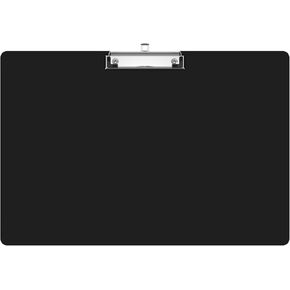 Extra Large Clipboard, 11 x 17 Black Plastic Drawing Boards, Horizontal Clip Board, Landscape Layout, Suitable for Sketching, Watercolor. Drafting & Art Supply