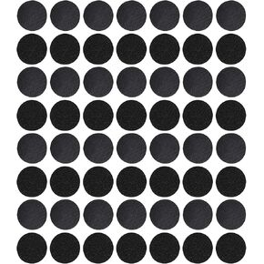 200 Pairs Self Adhesive Dots, 1 inch Diameter Sticky Dots Hook and Loop Dots for Classroom, Office, Home (Black)