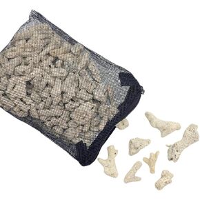 Crushed Coral Filter for Aquarium,Fish Tank Crushed Coral for Freshwater Aquarium Ph Aquarium Bio Filter Media Bag Reusable Aquarium Filter