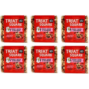 Happy Hen 7.5oz Square Mealworm and Peanut Tasty and Healthy Treats for Reduce Boredom and PeckingTreats (Case of 6), 4.25" by 4.25" by 1.25" (6 Items)
