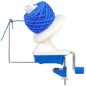 Yarn Winder for Crocheting, Portable 3.5 oz Quiet Yarn Ball Winder Effectively Work, Easy to Operation, Sturdy ABS Yarn Cake Winder, Skein/Yarn Spinner for Knitting Lovers