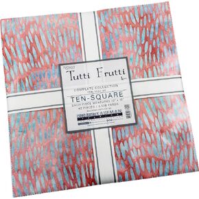 Lunn Studios Artisan Batiks Tutti Frutti 42 10-inch Squares Layer Cake Robert Kaufman TEN-1337-42