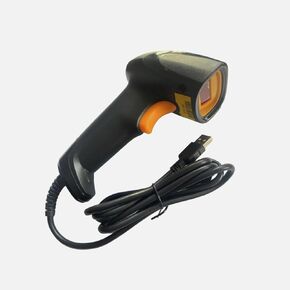 USB Laser Barcode Scanner, Automatic Sensing 1D Handheld Wired Laser Barcode Reader, Suitable for POS System Sensing, Stores, supermarkets, Warehouses, Libraries Windows/Mac/Linux Barcode scanners