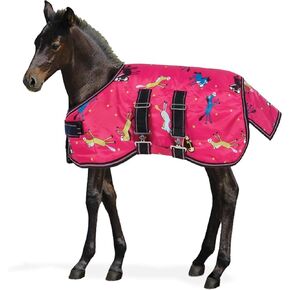 Centaur Foal Turnout Blanket, Waterproof Turnout Blanket, 600 Denier, 200g Polly Fill Turnout Blanket (Berry Pony, 42)