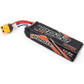 11.1V 3S 35C 2200mAh Polymer Lithium Battery, XT-60 Connector, for 1/10 1/14 1/16 RC Cars, Trucks