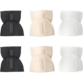 3 Pairs 1.5cm Thick Set-in Shoulder Pads - Breathable Sponge Pads for Women and Men, Ideal for Blazers, Suits, and T-Shirts